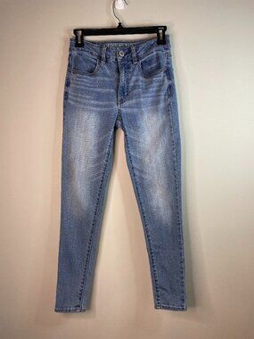 American Eagle Outfitters Super Stretch High Rise Jeggings Jeans Size 2 Short